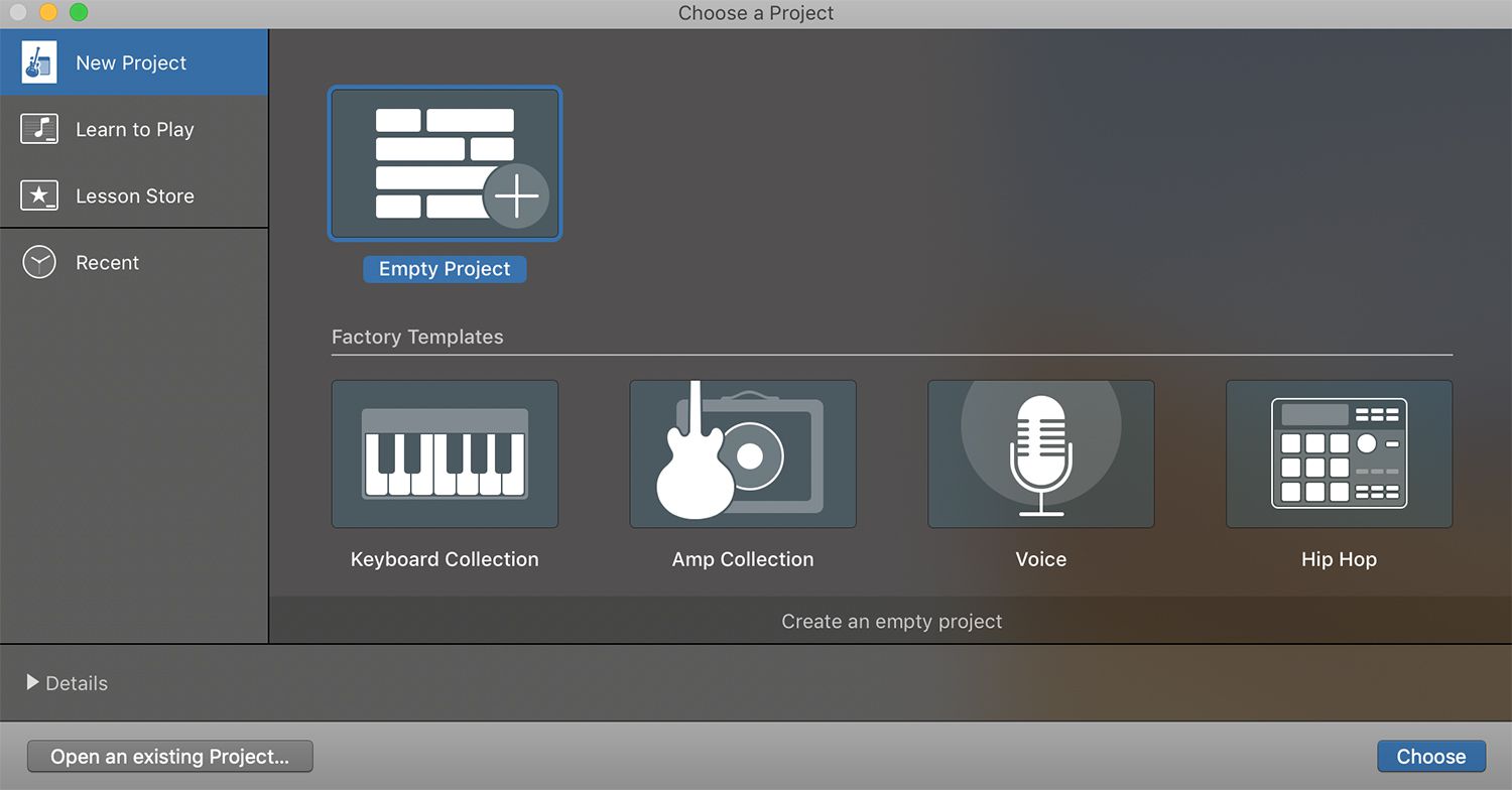 Which mac os comes with garageband version
